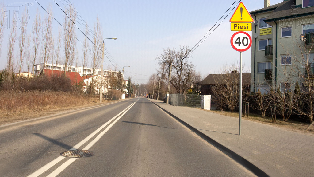 Pytanie Q-0371: Czy w tej sytuacji znajdujesz się na jezdni dwukierunkowej?