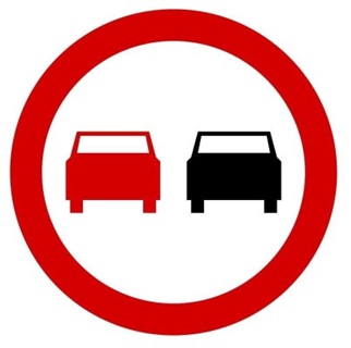 Pytanie Q-2616: Czy kierując samochodem osobowym wolno Ci za tym znakiem wyprzedzić autobus?